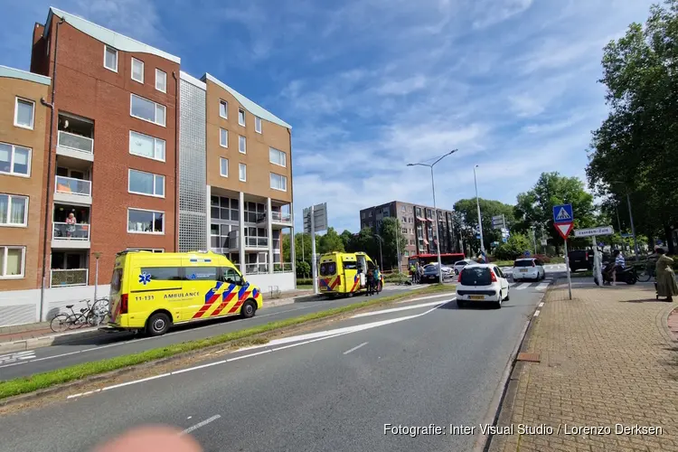 Fietser aangereden op rotonde in Zaandam