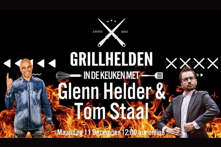 Grillhelden in de keuken: Glenn Helder en Tom Staal