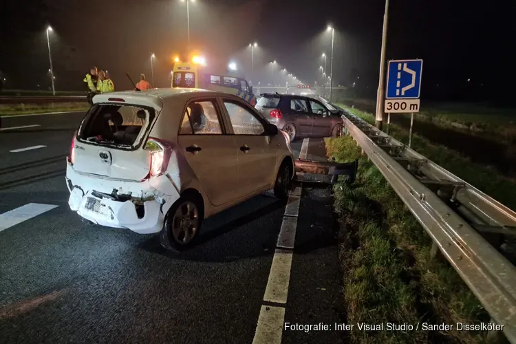 Gewonde bij ongeval op A7