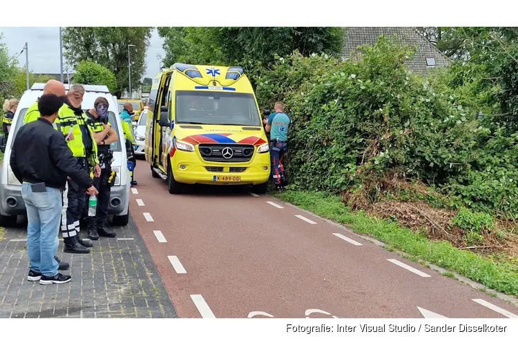 Fietster rijdt voetganger aan in fietsstraat in Neck