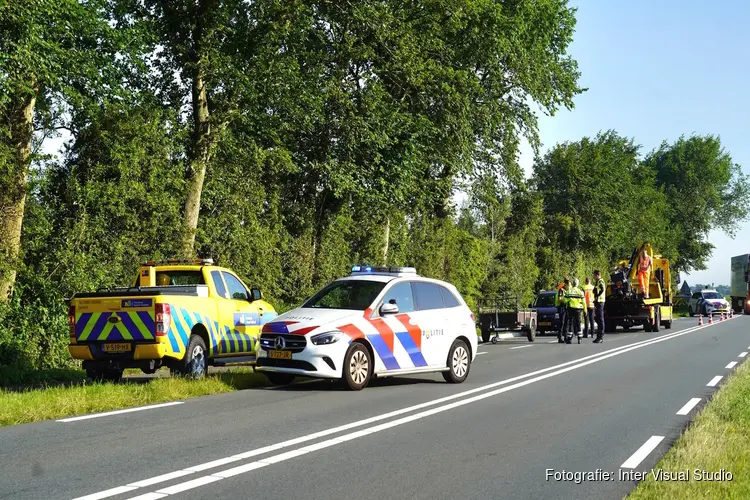 Motorrijder gewond in Markenbinnen