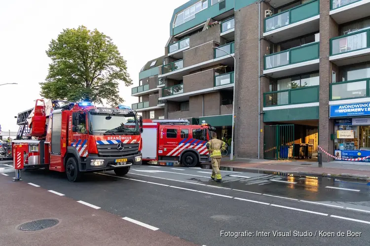 Woningbrand aan de Stationsstraat in Wormerveer