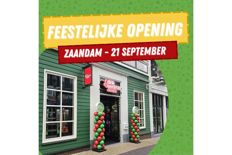 Feestelijke opening: Sir Winston Fun & Games Zaandam - Ben jij erbij?