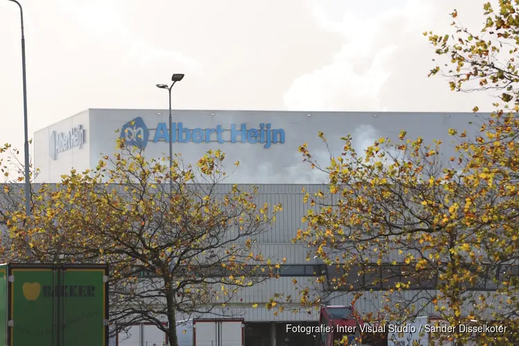 Brand bij Albert Heijn distributiecentrum Zaandam