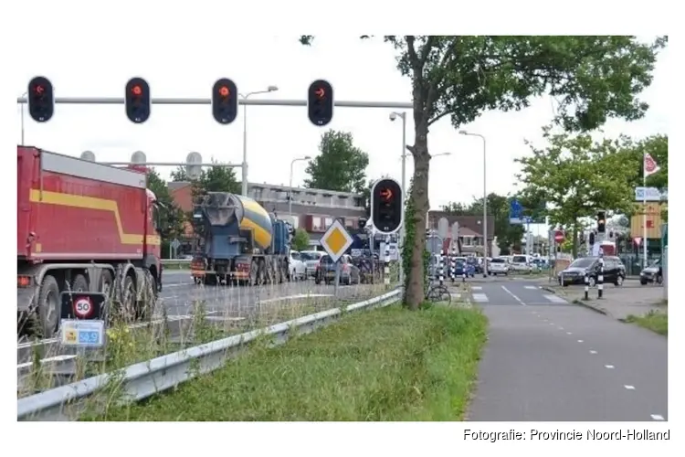 TNO meet in Krommenie luchtkwaliteit langs N203