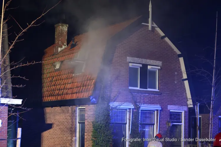 Brand in woning Dorpsstraat Assendelft