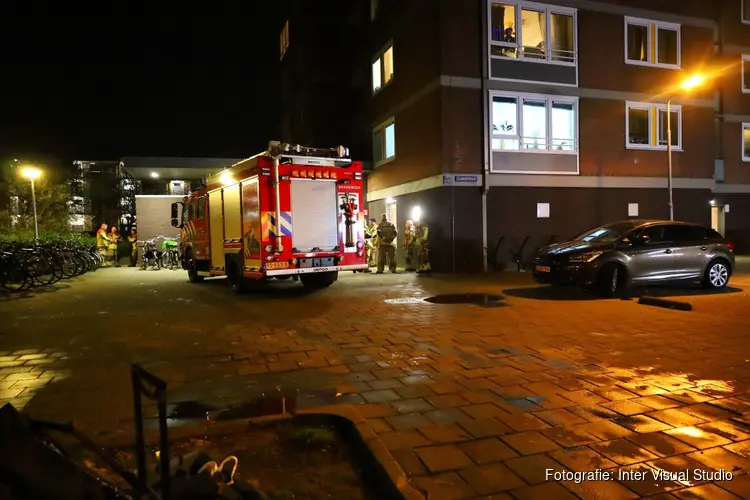 Brand in woning aan Clusiusstraat in Zaandam