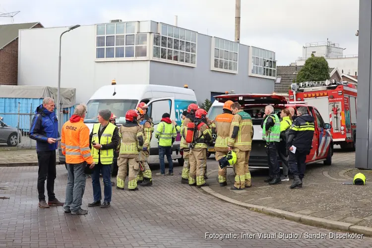 Groot gaslek aan C. van Uitgeeststraat in Zaandam