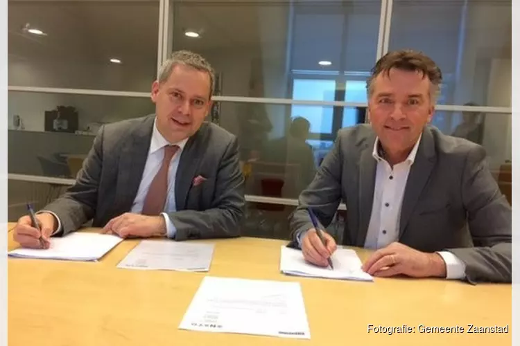 Ondertekening anterieure overeenkomst ontwikkeling woningbouw Noordeinde in Wormerveer