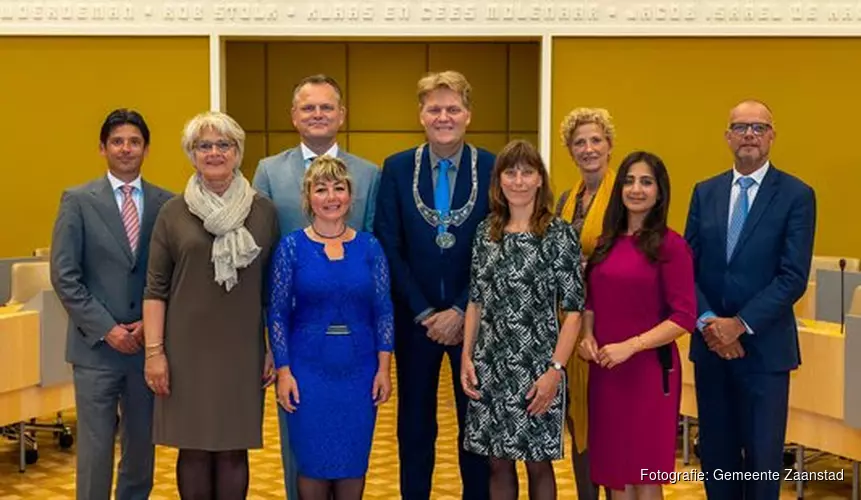 Nieuwe wethouders officieel begonnen