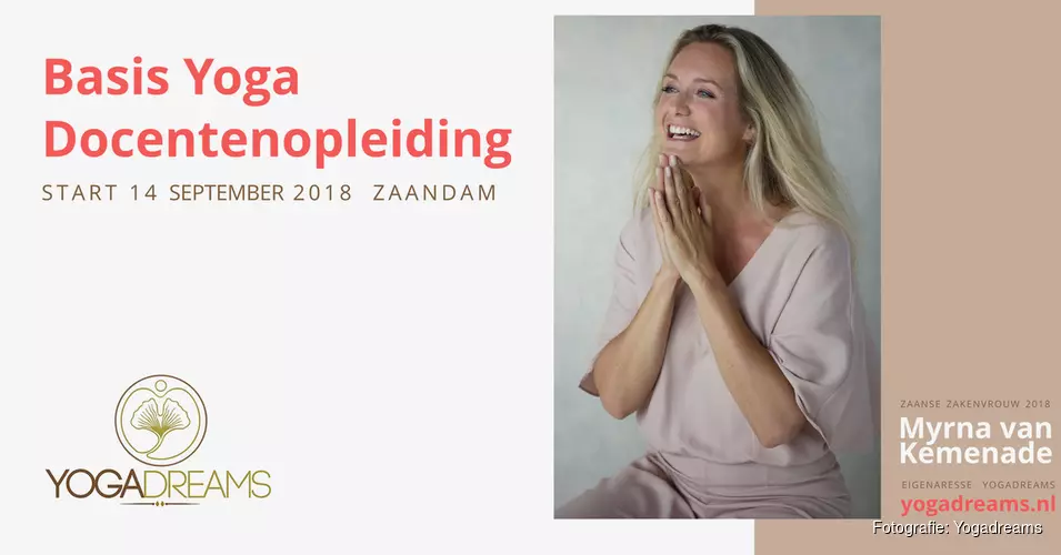 Basis Yoga opleiding met Zaanse zakenvrouw van het jaar Myrna van Kemenade