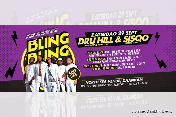 BLINGBLING XL met Dru Hill & SisQo in North Sea Venue