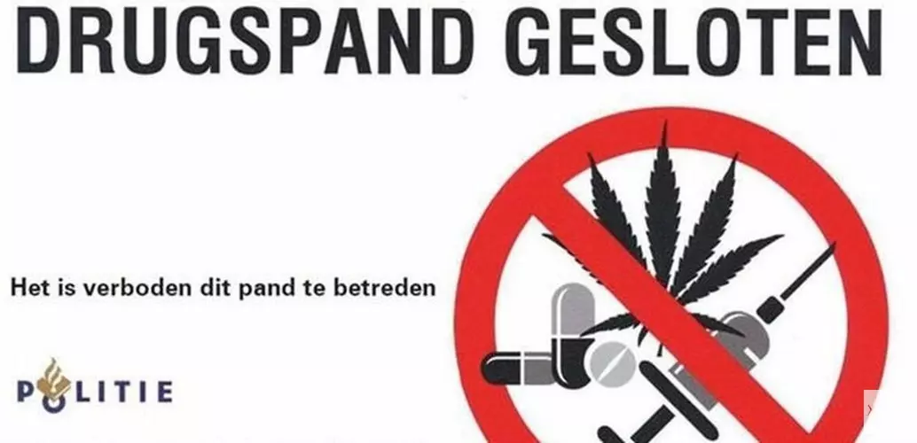 Bedrijfspand gesloten vanwege hennepkwekerij