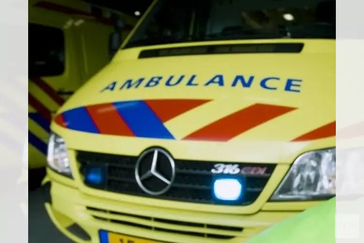 Auto knalt op lantaarnpaal op N203